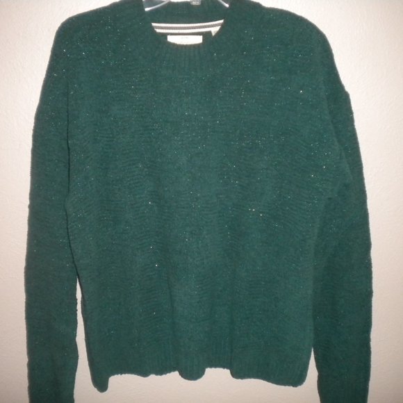 Weatherproof Vintage Women's Plus XXL Botanical Green Chenille Sweater NWT - Picture 2 of 5
